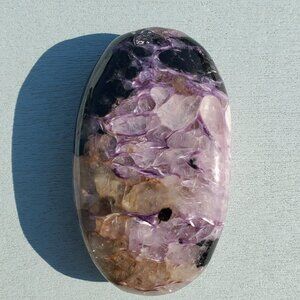 Charoite Oval Palmstone from Syberia (A1)